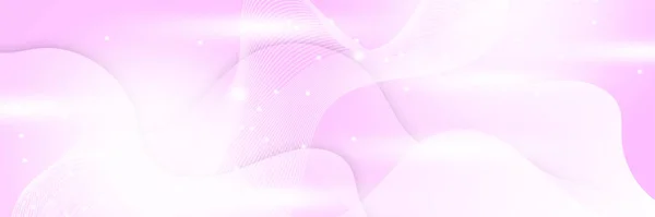 Diseño Banner Digital Tecnología Rosa Diseño Moderno Lujo Futurista Tecnología — Vector de stock