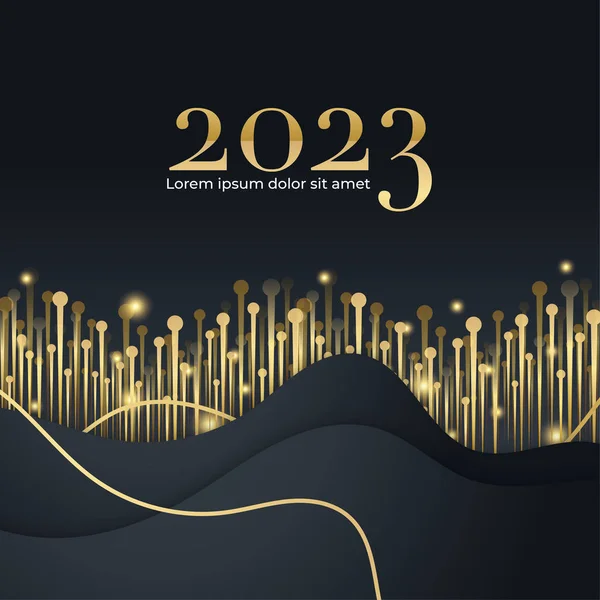 Feliz Año Nuevo 2023 — Vector de stock