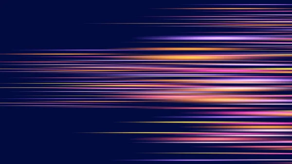 现代抽象速度线背景 光的动态运动速度 横幅或招贴画设计的技术速度运动模式 矢量说明 — 图库矢量图片