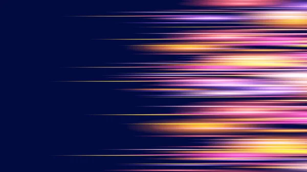 Современный Абстрактный Высокоскоростной Световой Эффект Абстрактный Фон Изогнутыми Лучами Света — стоковый вектор