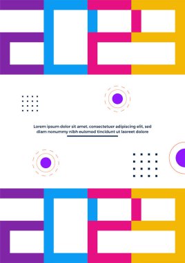 2023 Mutlu Yıllar afişi. Renkli 2023 sayılı vektör illüstrasyonu modayı takip ediyor. Gradyan arka planda Yeni Yıl bayram şablonu.