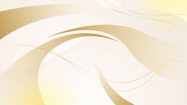 Soyut yumuşak altın dalga eğrisi arkaplanı