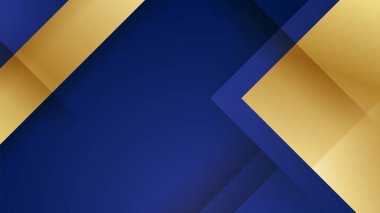 Lüks altın çizgileri olan soyut mavi arkaplan