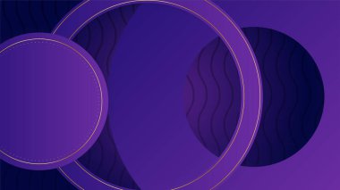 Lüks mor altın soyut arka plan. Sunum tasarımı için vektör illüstrasyonu. Ticari, kurumsal, kurum, parti, şenlik, seminer, broşür, doku, duvar kağıdı ve şablon için kullanılabilir.