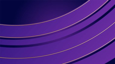 Lüks mor altın soyut arka plan. Sunum tasarımı için vektör illüstrasyonu. Ticari, kurumsal, kurum, parti, şenlik, seminer, broşür, doku, duvar kağıdı ve şablon için kullanılabilir.