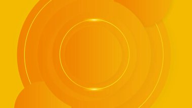 Turuncu ve sarı soyut arkaplan. Sunum tasarımı için vektör illüstrasyonu. Ticari, kurumsal, kurum, parti, şenlik, seminer, broşür, doku, duvar kağıdı ve şablon için kullanılabilir.
