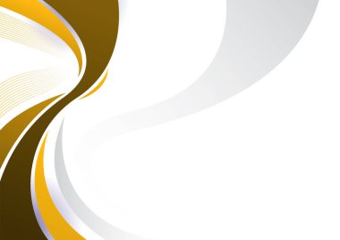 İş sunumu tasarım şablonu için basit soyut kahverengi ve beyaz arkaplan