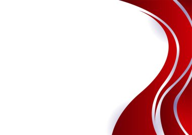 İş sunumu tasarım şablonu için basit soyut kırmızı ve beyaz arkaplan