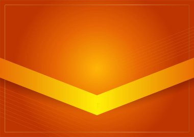 İş sunumu tasarım şablonu için basit soyut turuncu ve beyaz arkaplan