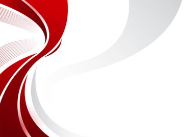 Modern kombinasyon beyaz ve kırmızı sunum tasarımı arka planı