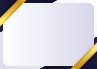 İş sunumu tasarım şablonu için basit soyut mavi ve beyaz arkaplan