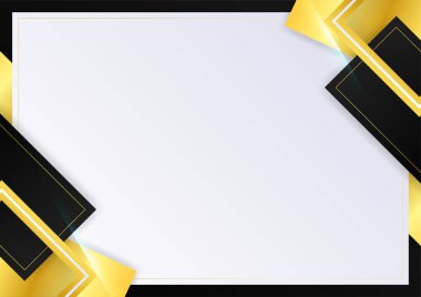 İş sunumu tasarım şablonu için basit soyut mavi ve beyaz arkaplan