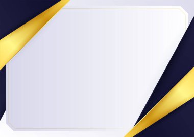 İş sunumu tasarım şablonu için basit soyut mavi ve beyaz arkaplan