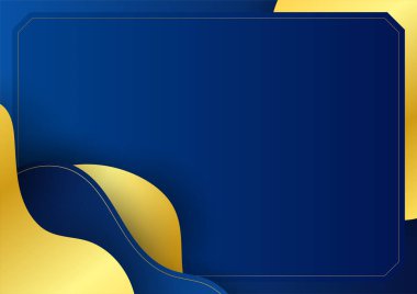 İş sunumu tasarım şablonu için basit soyut mavi ve beyaz arkaplan