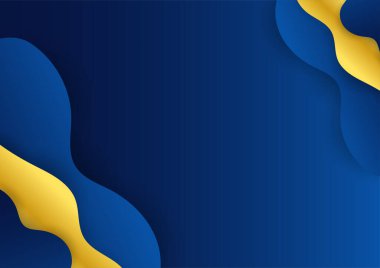 İş sunumu tasarım şablonu için basit soyut mavi ve beyaz arkaplan