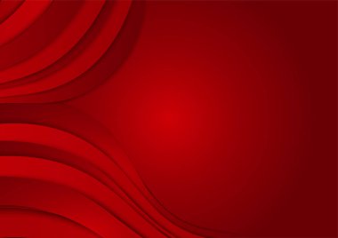 İş sunumu tasarım şablonu için basit soyut kırmızı ve beyaz arkaplan