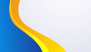 Renkli mavi ve sarı sunum kalıpları elementler. Vektör bilgi grafikleri. Sunum, broşür ve broşür, kurumsal rapor, pazarlama, reklam, yıllık rapor ve afişte kullan.