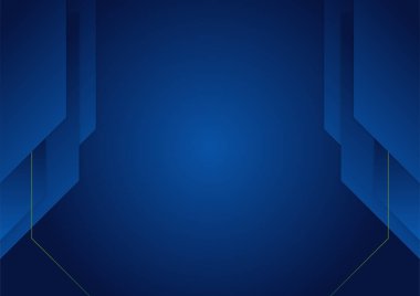 İş sunumu tasarım şablonu için basit soyut mavi ve beyaz arkaplan