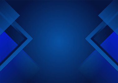 İş sunumu tasarım şablonu için basit soyut mavi ve beyaz arkaplan