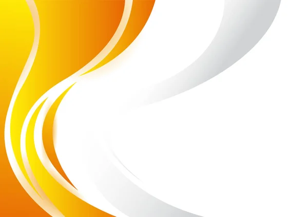 Простой Абстрактный Оранжевый Белый Фон Шаблона Бизнес Презентации — стоковый вектор