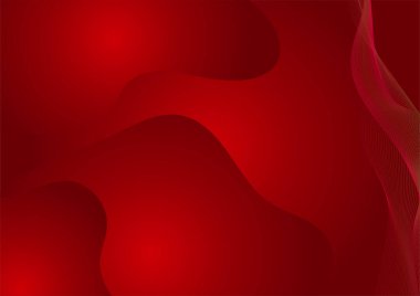 İş sunumu tasarım şablonu için basit soyut kırmızı ve beyaz arkaplan