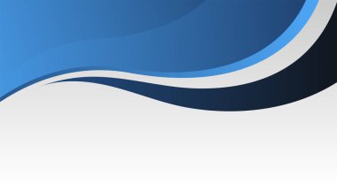 Renkli mavi sunum şablon elementleri. Vektör bilgi grafikleri. Sunum, broşür ve broşür, kurumsal rapor, pazarlama, reklam, yıllık rapor ve afişte kullan.