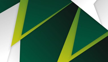 Renkli yeşil sunum şablon elementleri. Vektör bilgi grafikleri. Sunum, broşür ve broşür, kurumsal rapor, pazarlama, reklam, yıllık rapor ve afişte kullan.