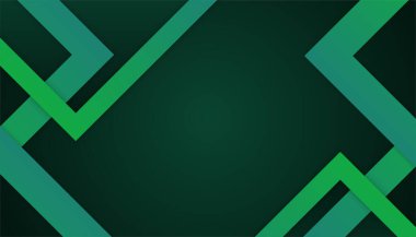 Renkli yeşil sunum şablon elementleri. Vektör bilgi grafikleri. Sunum, broşür ve broşür, kurumsal rapor, pazarlama, reklam, yıllık rapor ve afişte kullan.