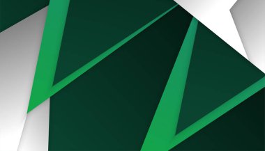 Renkli yeşil sunum şablon elementleri. Vektör bilgi grafikleri. Sunum, broşür ve broşür, kurumsal rapor, pazarlama, reklam, yıllık rapor ve afişte kullan.