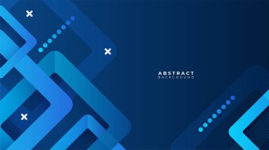 Soyut mavi sancak geometrik şekiller arka plan. Vektör soyut grafik tasarım sancak deseni sunum arkaplan şablonu.