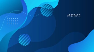 Minimum geometrik mavi sancak geometrik şekiller ışık teknolojisi arka plan soyut tasarımı. Vektör illüstrasyonu soyut grafik tasarım sancak modeli sunum arkaplan şablonu.