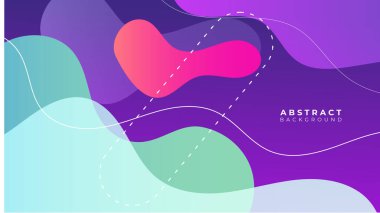 Soyut renkli pembe şekiller sunum arkaplanı. Gradyan dinamik çizgiler arka plan. Modern mozaik desenli renkli geometrik tasarım arkaplanı