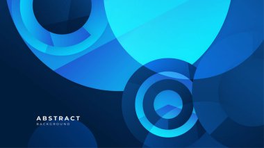 Minimum geometrik mavi sancak geometrik şekiller ışık teknolojisi arka plan soyut tasarımı. Vektör illüstrasyonu soyut grafik tasarım sancak modeli sunum arkaplan şablonu.