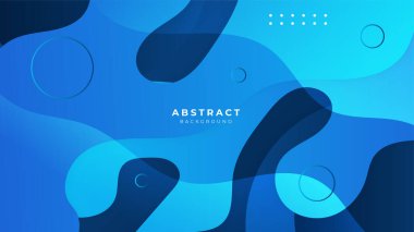 Asgari mavi sancak geometrik şekiller soyut modern arkaplan tasarımı. Poster tasarımı, web üzerinde şablon, arkaplan, afiş, broşür, web sitesi, broşür, broşür, broşür, iniş sayfası, sunum ve webinar