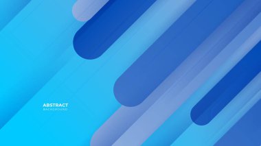 Soyut mavi sancak geometrik şekiller geometrik ışık üçgeni şekli ile fütürist konsept sunum arka planı