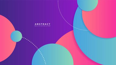 Soyut renkli pembe şekiller sunum arkaplanı. Gradyan dinamik çizgiler arka plan. Modern mozaik desenli renkli geometrik tasarım arkaplanı