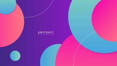 Soyut renkli pembe şekiller sunum arkaplanı. Gradyan dinamik çizgiler arka plan. Modern mozaik desenli renkli geometrik tasarım arkaplanı