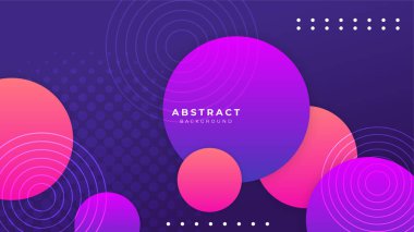 Soyut renkli pembe şekiller sunum arkaplanı. Gradyan dinamik çizgiler arka plan. Modern mozaik desenli renkli geometrik tasarım arkaplanı