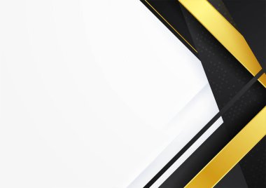 siyah ve altın soyut arkaplan