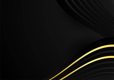 siyah ve altın soyut arkaplan