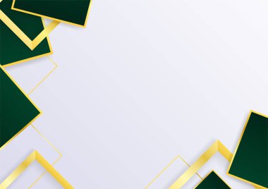 yeşil ve altın arka plan