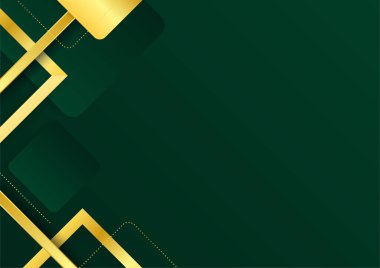 yeşil ve altın arka plan