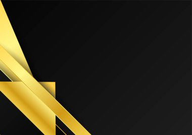 siyah ve altın soyut arkaplan