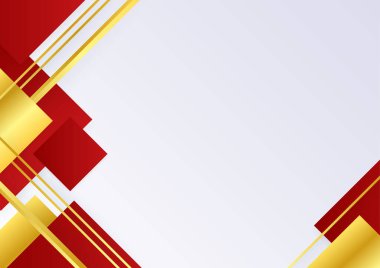 Kırmızı ve altın arka plan