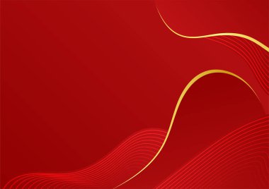 Kırmızı ve altın arka plan