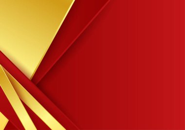 Kırmızı ve altın arka plan