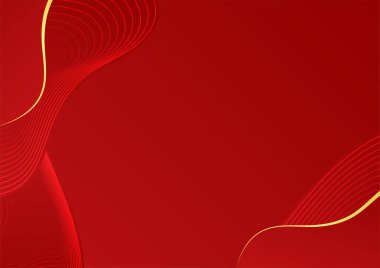 Kırmızı ve altın arka plan