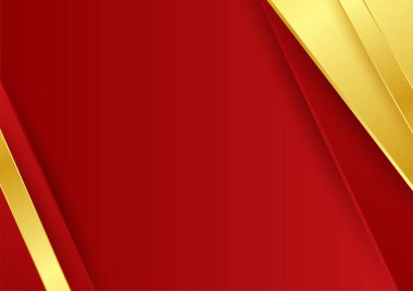 Kırmızı ve altın arka plan