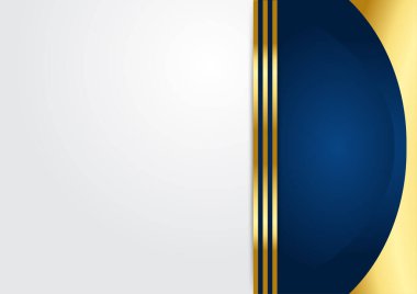 Altın çizgileri olan soyut mavi arkaplan