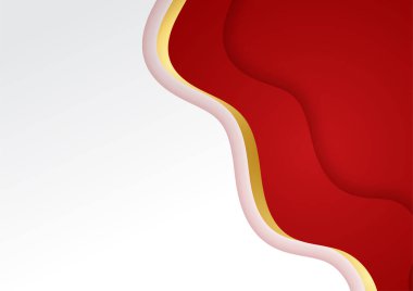 Modern kurumsal tasarım ile basit kırmızı arkaplan